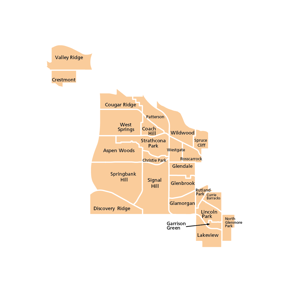 Calgary West communities